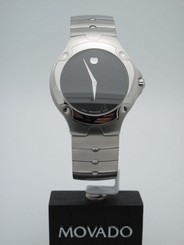 Movado SE Sports Edition 84 G1 1892 Men's Black Dial Stainless Steel Watch