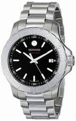 Movado Series 800 Black Dial Mens Watch - 2600115