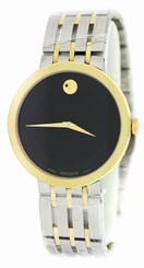 Movado Esperanza Black Dial Toned Outer Ring Men Watch 0607058 New Arrival Sale