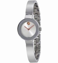 Movado Bold 3600284 Silver Sunray Dial Stainless Steel Women's Watch