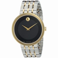 MOVADO MEN'S 39MM TWO TONE STEEL BRACELET & CASE SWISS QUARTZ WATCH 0607058