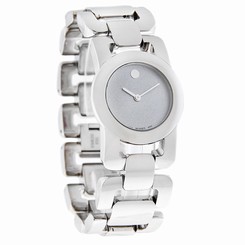 Movado Luma Series Ladies Stainless Steel Swiss Quartz Watch 0606543