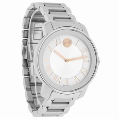 Movado Bold Series Midsize White-Silver Dial Swiss Quartz Watch 3600196
