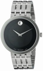 Movado Esperanza Black Dial Toned Outer Ring Men Watch 0607057 New Arrival Sale