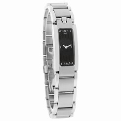 Movado Elliptica Mini Womens Rectangular Stainless Steel Quartz Watch 0604767