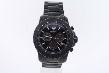 Men's Movado 2600119 SERIES 800 Black Chronograph Watch