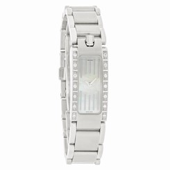 Movado Elliptica Diamond Ladies MOP Rectangular Swiss Quartz Watch 0604865