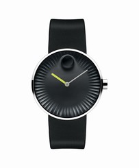 Movado Edge 3680003 Sandblasted Black Aluminum Dial Mens Watch