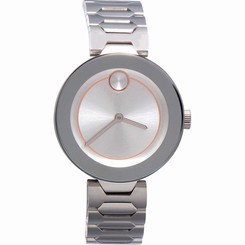 Movado Women's Swiss Bold Stainless Steel Bracelet Watch 32mm 3600381