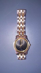 Mens Movado Juro Museum Two Tone Stainless Steel Watch 81 E4 0862