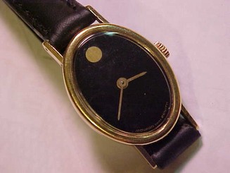MOVADO 36 11 60 355 WOMAN'S 18mm ZENITH 17 J MOV'T 14 K GOLD-CASE 1161 ExC