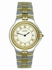 MOVADO 0603918 OLYMPIAN TWO TONE MENS WATCH $1495.00 RETAIL