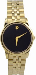 Movado Women's Swiss Museum Classic Gold PVD Stainless Steel Watch 0607005