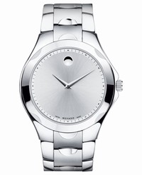 Movado Men's 606379 Luno Sport Stainless-Steel Silver Round Dial Bracelet Watch