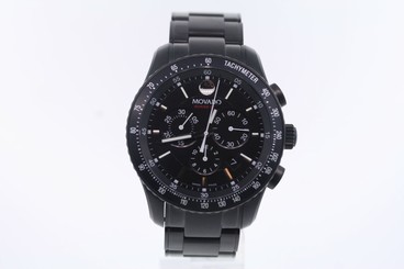 Men's Movado 2600107 Series 800 Chronograph Black Pvd Stainless Watch