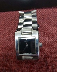 Women's Authentic Swiss Movado 0604424 Eliro Manchette Wrist Watch With Boxes