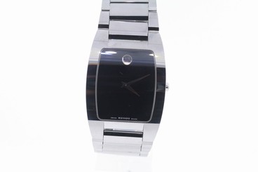 Men's Movado 0606499 FIERO Tungsten Carbide Bracelet Watch