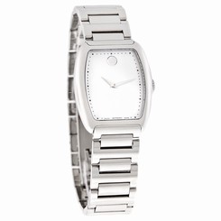Movado Concerto Ladies MOP Stainless Steel Swiss Quartz Watch 0606547