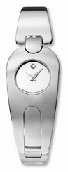 Movado Timema Silver Dial Womens Watch 0605357
