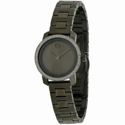 MOVADO WOMEN'S STEEL BRACELET & CASE SWISS QUARTZ GREY DIAL WATCH 3600226