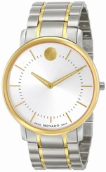 Movado Men's 0606689 Movado TC Two-Tone Stainless Steel Bracelet Watch New