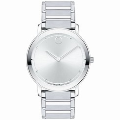 New Movado 0606881 Sapphire Men's Analog Display Quartz Watch, Round 40mm Case
