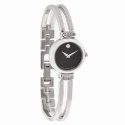 Women's Swiss Movado Diamond Harmony Stainless Bangle Watch