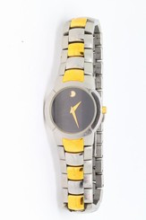 Movado Sportivo Saphire Crystal Two Tone Women's Wristwatch