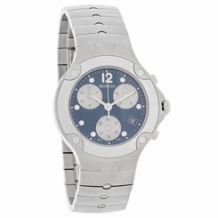 Movado S.E. Sports Edition Mens Blue Dial Swiss Chronograph Quartz Watch 0605154