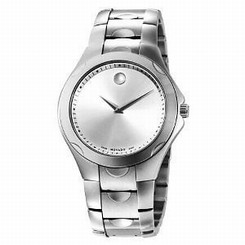 MOVADO LUNO SPORT WOMEN'S 38MM SILVER STEEL BRACELET & CASE QUARTZ WATCH 606379