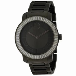 MOVADO WOMEN'S GREY STEEL BRACELET & CASE SWISS QUARTZ ANALOG WATCH 3600248