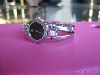 Movado Amorosa Diamond Ladies Stainless Steel Swiss Quartz Watch 0604982 Pre-own