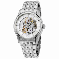 Oris Silver Skeleton Dial Stainless Steel Men's Watch 73476704051MB