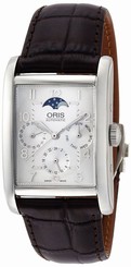 New ORIS Culture Rectangular Complication 582 7694 4061D Automatic 30M Men,AS
