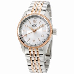 Oris Silver Dial Two Tone Stainless Steel Men's Watch 75476794331MB 845960047388