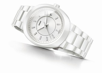 NWT Ladies Rado D Star Lady L Jubile�� R15519702 White Ceramic Diamond Watch