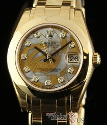Rolex New Datejust 81208 Special Edition Masterpiece Box/Papers/Warranty #RL124