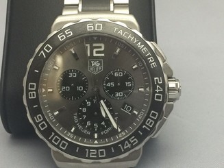 TAG HEUER Formula 1 CAU1115 Chronograph Mens Watch w/ 3 Extra Links 42mm 200m