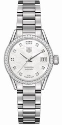 Tag Heuer Carrera Automatic Diamond Dial & Bezel Women's Watch WAR2415.BA0776