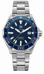 Tag Heuer Aquaracer 43mm Automatic Blue Ceramic Steel Men's Watch WAY201B.BA0927