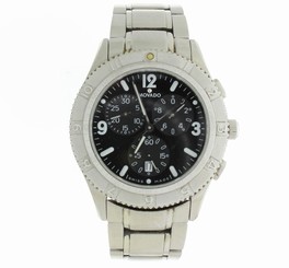 USED MOVADO JUNIOR SPORT MENS CHRONOGRAPH STAINLESS STEEL WATCH 84 F9 1890