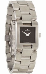 MOVADO 0604424 ELIRO MANCHETTE LADIES STAINLESS STEEL WATCH $1395.00 RETAIL