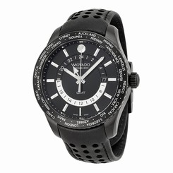 Movado Series 800 2600117 Mens Black Dial Analog Quartz Watch with Leather Strap 885997052870