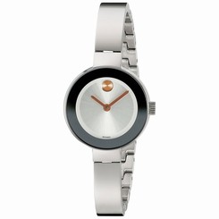 Movado Bold Women's Steel Bracelet & Case Quartz Analog Watch 3600284