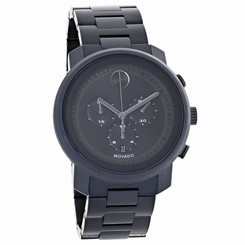 Movado 3600279 Mens Blue Dial Analog Quartz Watch with Stainless Steel Strap