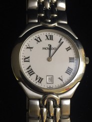 Movado 84-E2-867 St. Steel Men's Watch! Runs Great! Good Condition!!!
