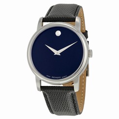 Movado Classic Museum Dark Navy Dial Mens Watch 2100007