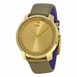 Movado Bold Gold Ion-Plated Stainless Steel Ladies Watch 3600312