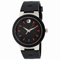 Movado 0606926 Gent's Quartz Sport Edge Black Rubber Band Watch