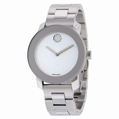 Movado Bold Silver Dial Stainless Steel Mens Watch 3600334